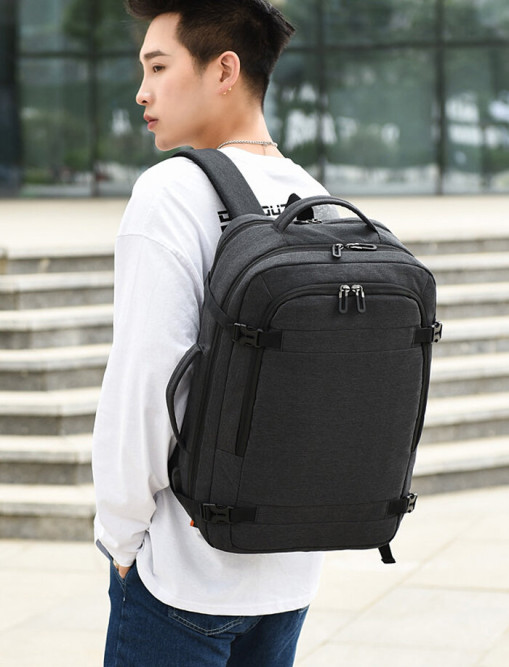 Сумка-рюкзак для ноутбука Snoburg Atlas темно-серый