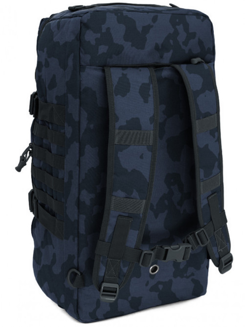 Рюкзак мужской тактический Snoburg SN9339 темно-синий камуфляж 55 литров