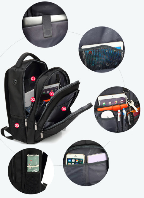 Рюкзак Snoburg 038 USB Красный