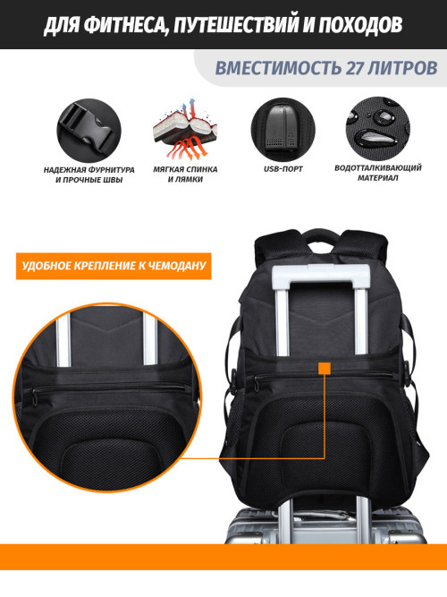 Рюкзак Snoburg 8806 синий