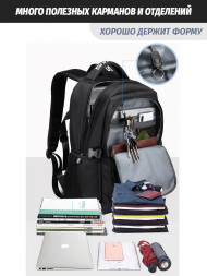 Рюкзак Snoburg 8806 черный