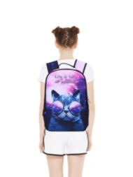 Рюкзак Snoburg космос с котом 023