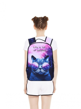 Рюкзак Snoburg космос с котом 023