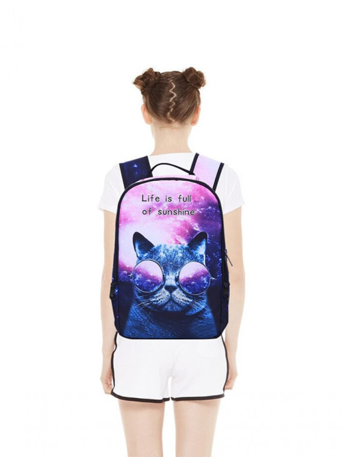 Рюкзак Snoburg космос с котом 023