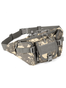 Тактическая поясная сумка Snoburg SN440014 серый камуфляж пиксель