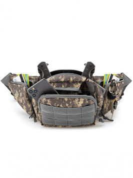 Тактическая поясная сумка Snoburg SN1925 серый камуфляж пиксель