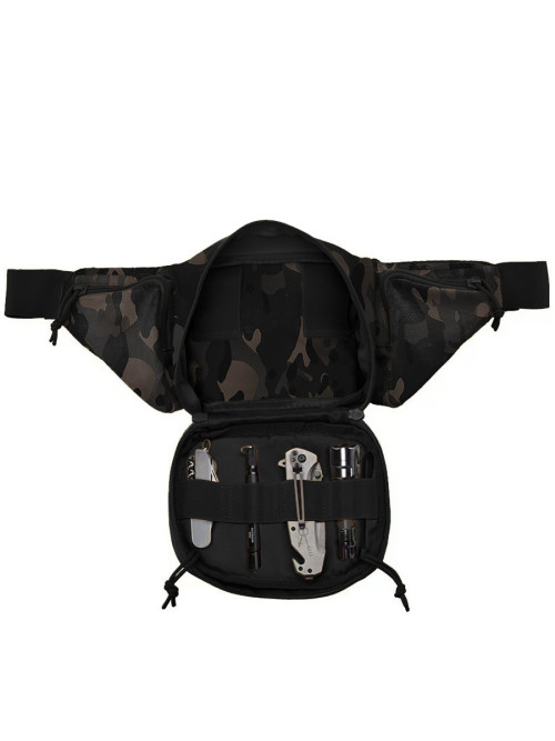 Тактическая поясная сумка Snoburg SN1925 черный камуфляж