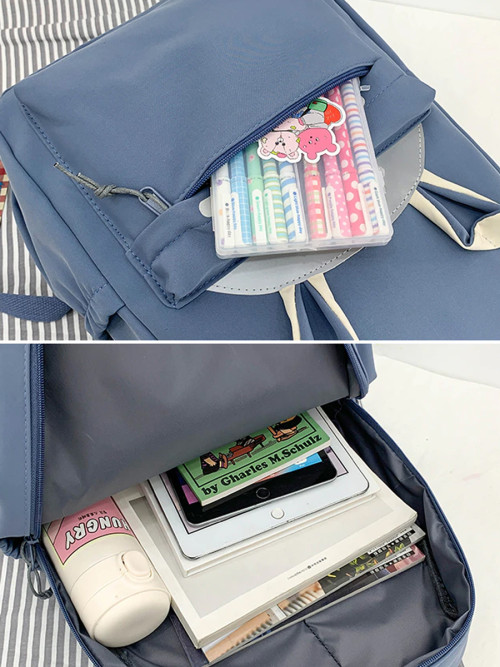 Рюкзак с ушками Snoburg SN6700 синий