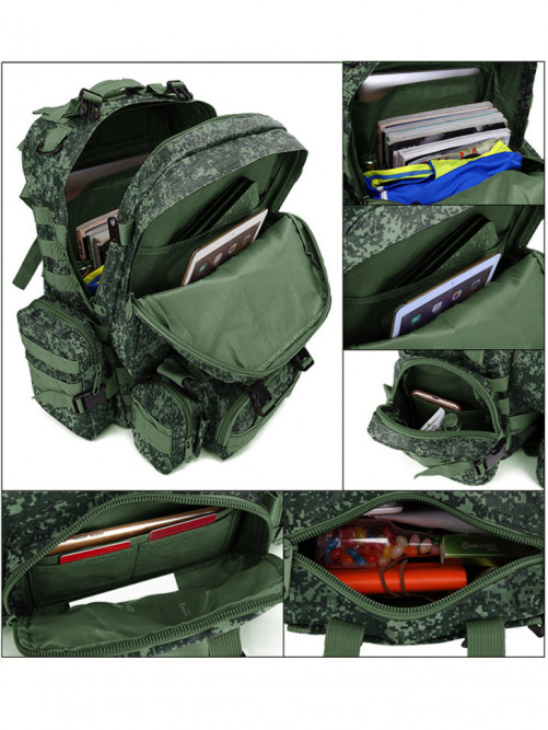 Рюкзак мужской тактический Snoburg SN002 Русский пиксель