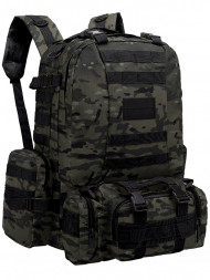 Рюкзак мужской тактический Snoburg SN002 черный камуфляж