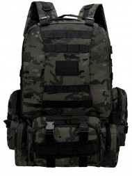 Рюкзак мужской тактический Snoburg SN002 черный камуфляж