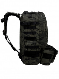 Рюкзак мужской тактический Snoburg SN002 черный камуфляж