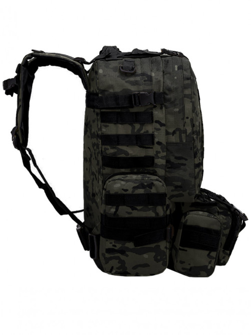 Рюкзак мужской тактический Snoburg SN002 черный камуфляж
