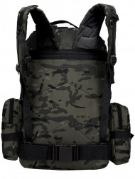 Рюкзак мужской тактический Snoburg SN002 черный камуфляж