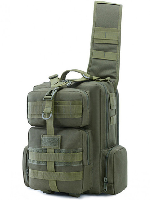 Однолямочный рюкзак Snoburg SN6005 зеленый