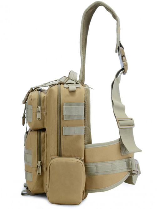 Однолямочный рюкзак Snoburg SN6005 коричневый