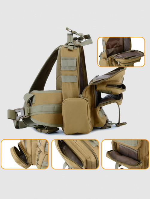 Однолямочный рюкзак Snoburg SN6005 коричневый