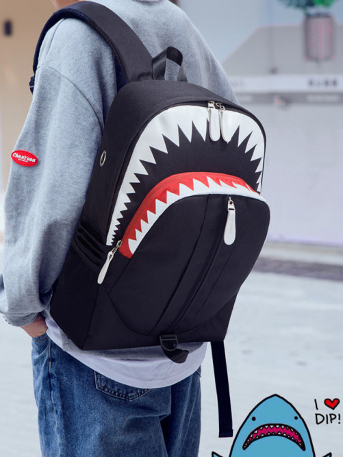 Рюкзак школьный Акула Snoburg SN660001 черный