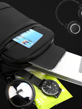 Сумка на плечо Snoburg SN1237 черная