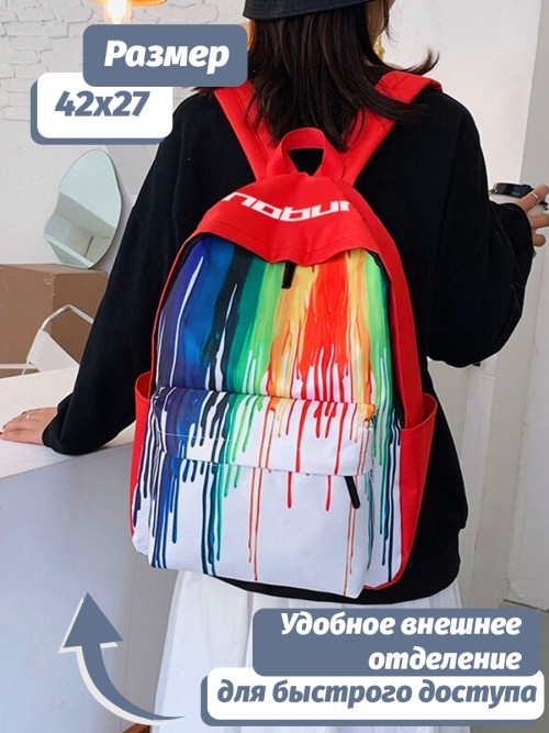 Рюкзак женский Snoburg ming красный