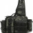 Рюкзак мужской тактический однолямочный Snoburg SN8872 черный камуфляж