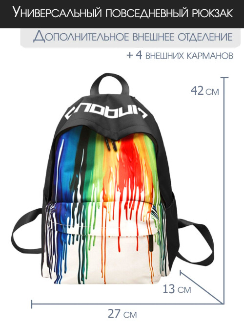 Рюкзак женский Snoburg ming черный