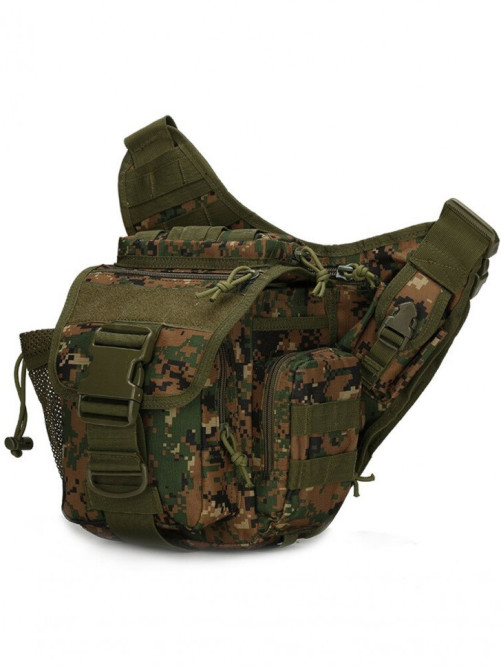 Сумка через плечо Snoburg SN6006 лесной камуфляж пиксель