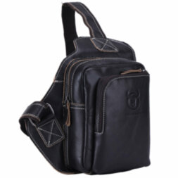 Сумка через плечо Snoburg BULL черная