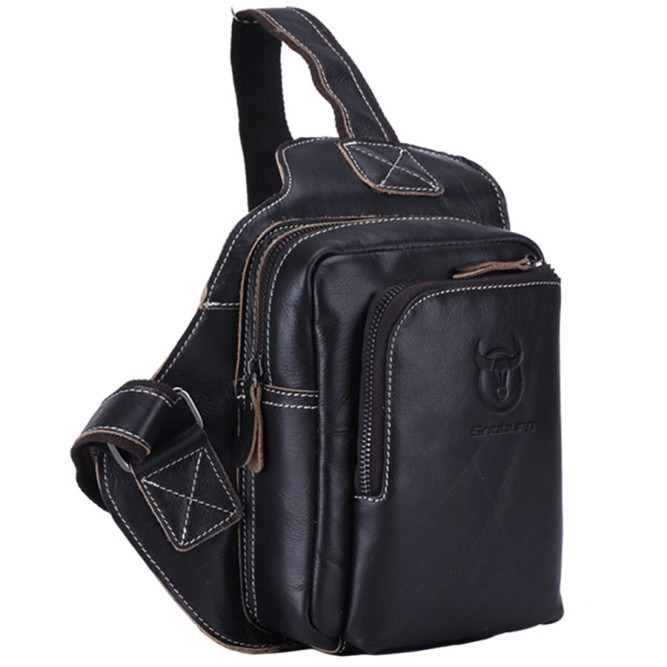 Сумка через плечо Snoburg BULL черная