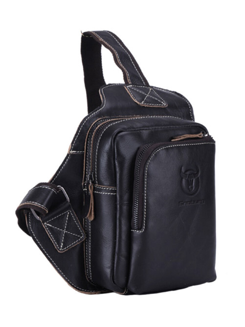 Сумка через плечо Snoburg BULL черная