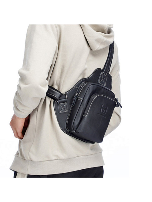 Сумка через плечо Snoburg BULL черная