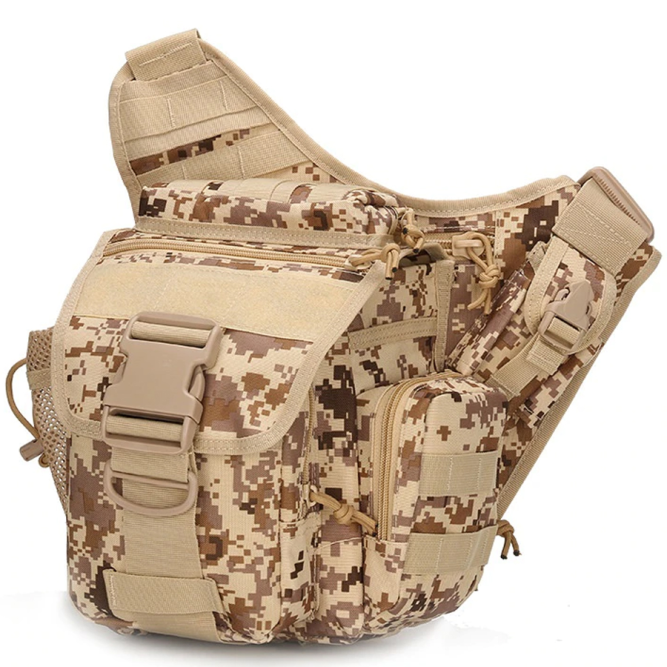 Сумка через плечо Snoburg SN6006 пустынный камуфляж пиксель