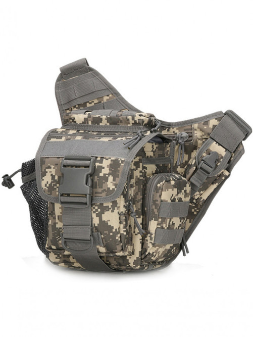 Сумка через плечо Snoburg SN6006 серый камуфляж