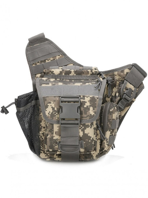 Сумка через плечо Snoburg SN6006 серый камуфляж