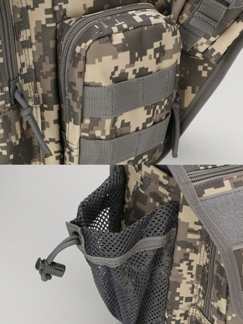 Сумка через плечо Snoburg SN6006 серый камуфляж