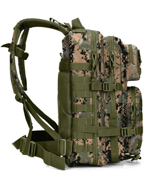 Тактический мужской рюкзак Snoburg SN3562 лесной камуфляж пиксель