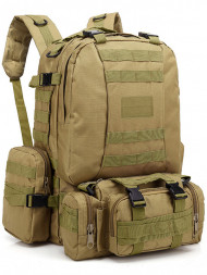 Рюкзак мужской тактический Snoburg SN002 коричневый