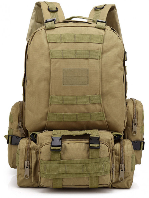 Рюкзак мужской тактический Snoburg SN002 коричневый