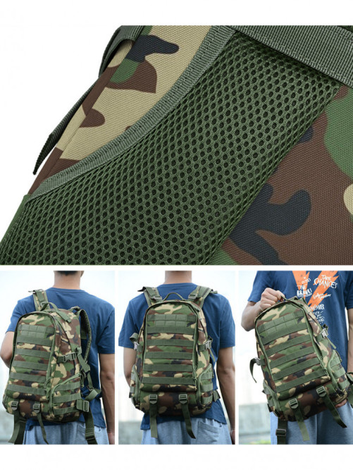 Рюкзак мужской тактический Snoburg SN028 камуфляж джунгли