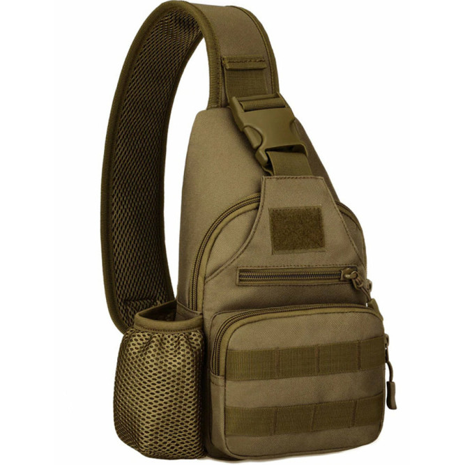 Cумка через плечо Snoburg Granta USB хаки