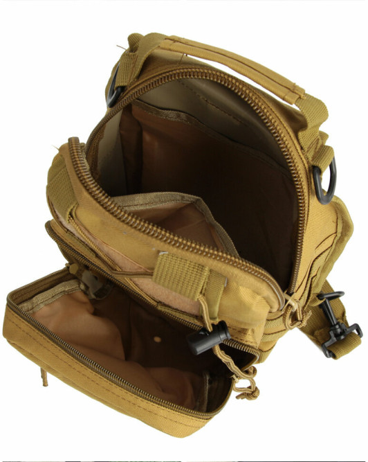 Cумка через плечо Snoburg Granta USB хаки