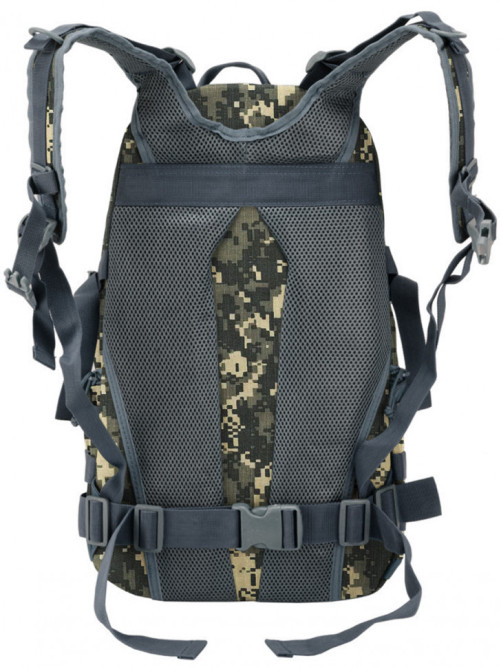 Рюкзак мужской тактический Snoburg SN028 серый камуфляж пиксель