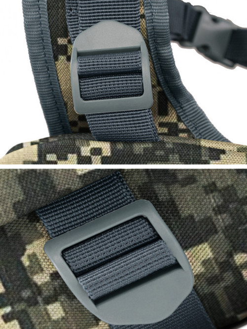 Рюкзак мужской тактический Snoburg SN028 серый камуфляж пиксель