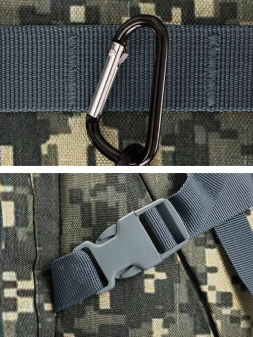 Рюкзак мужской тактический Snoburg SN028 серый камуфляж пиксель