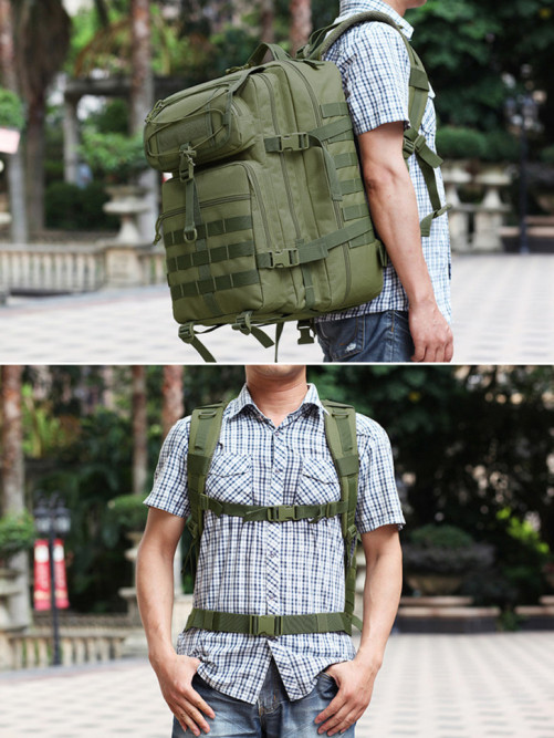 Рюкзак мужской тактический Snoburg SN138 зеленый