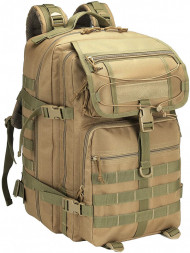 Рюкзак мужской тактический Snoburg SN138 коричневый