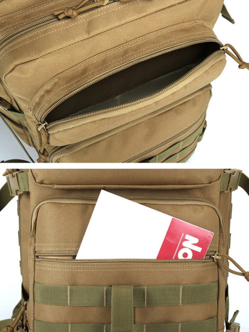 Рюкзак мужской тактический Snoburg SN138 коричневый