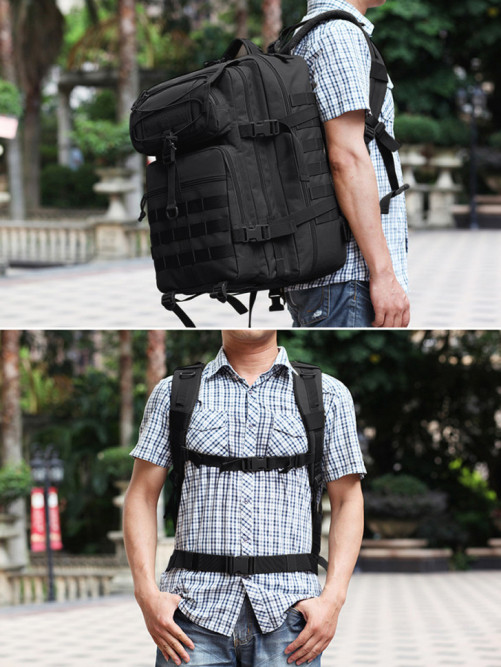 Рюкзак мужской тактический Snoburg SN138 черный