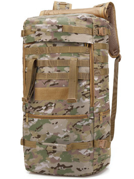 Рюкзак мужской тактический Snoburg SN069 лесной камуфляж 60 литров