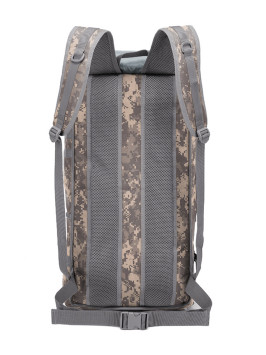 Рюкзак мужской тактический Snoburg SN069 серый камуфляж пиксель 60 литров